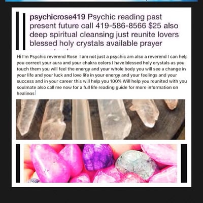 Photo of Psychic Readings By Rev Rose, toledo ohio, USA